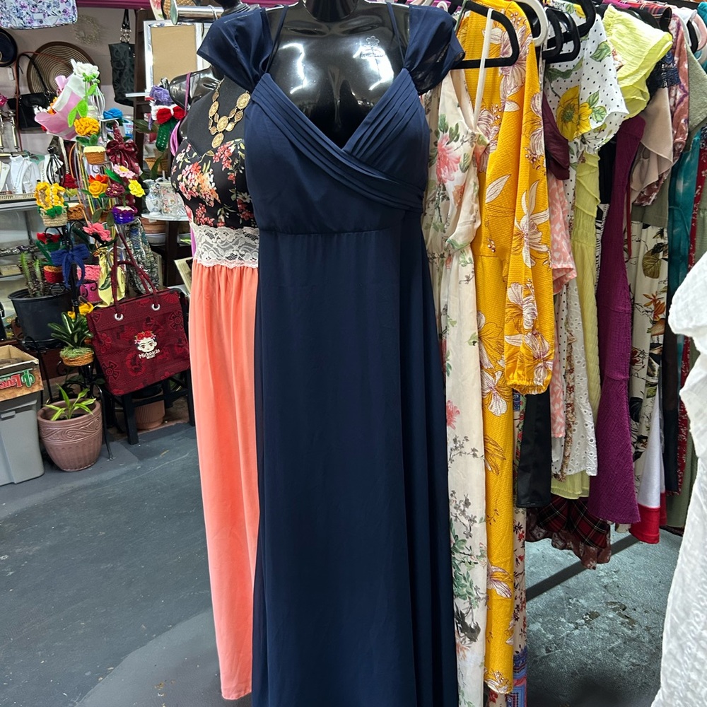 Birdy Grey Deep Blue Maxi Dress